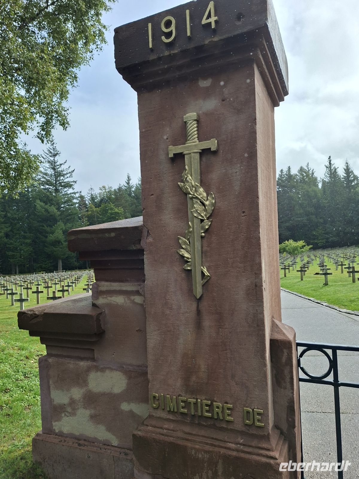 Gräber französischer Gefallener zwischen 1914 - 1915