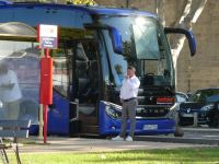 unser Bus mit Fahrer Marek