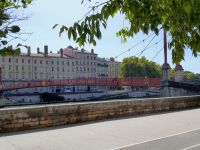 Auf dem Rückweg zum Hotel in Lyon 