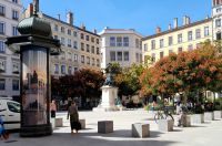 lauschigen Platz in Lyon