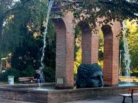 Brunnen von Ernst Jünger in Straßburg 