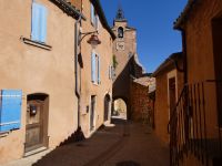 romantische Altstadt in Roussillon 