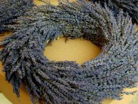 Lavendelkranz auf dem Markt von Aix-en-Provence 