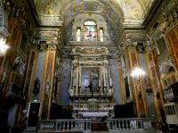 In der Barockkirche der Jesuiten in Nizza 