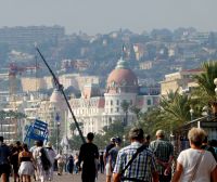 Blick zum Hotel Negresco