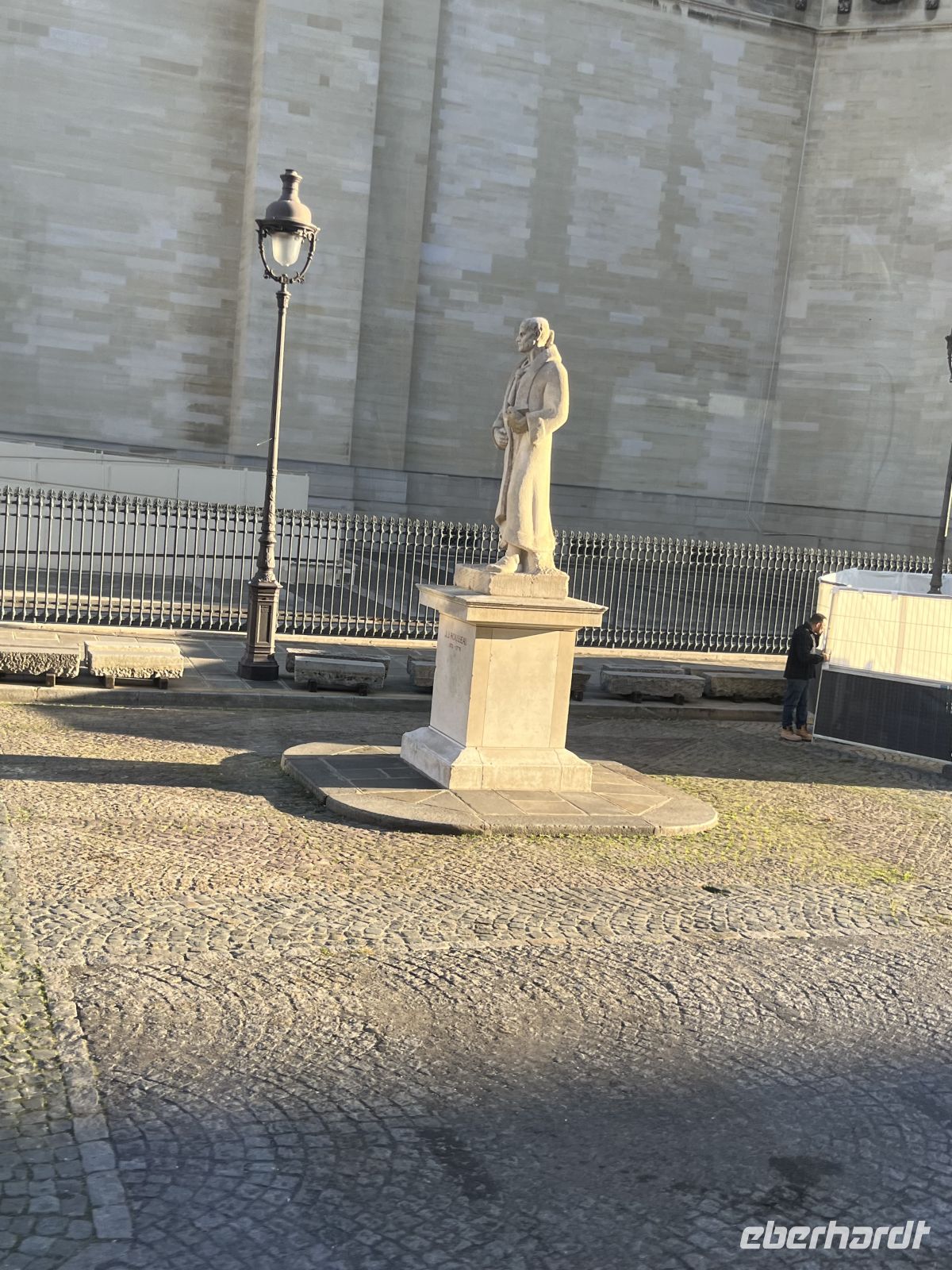 am Panthéon - Statue von Jan Rousseau
