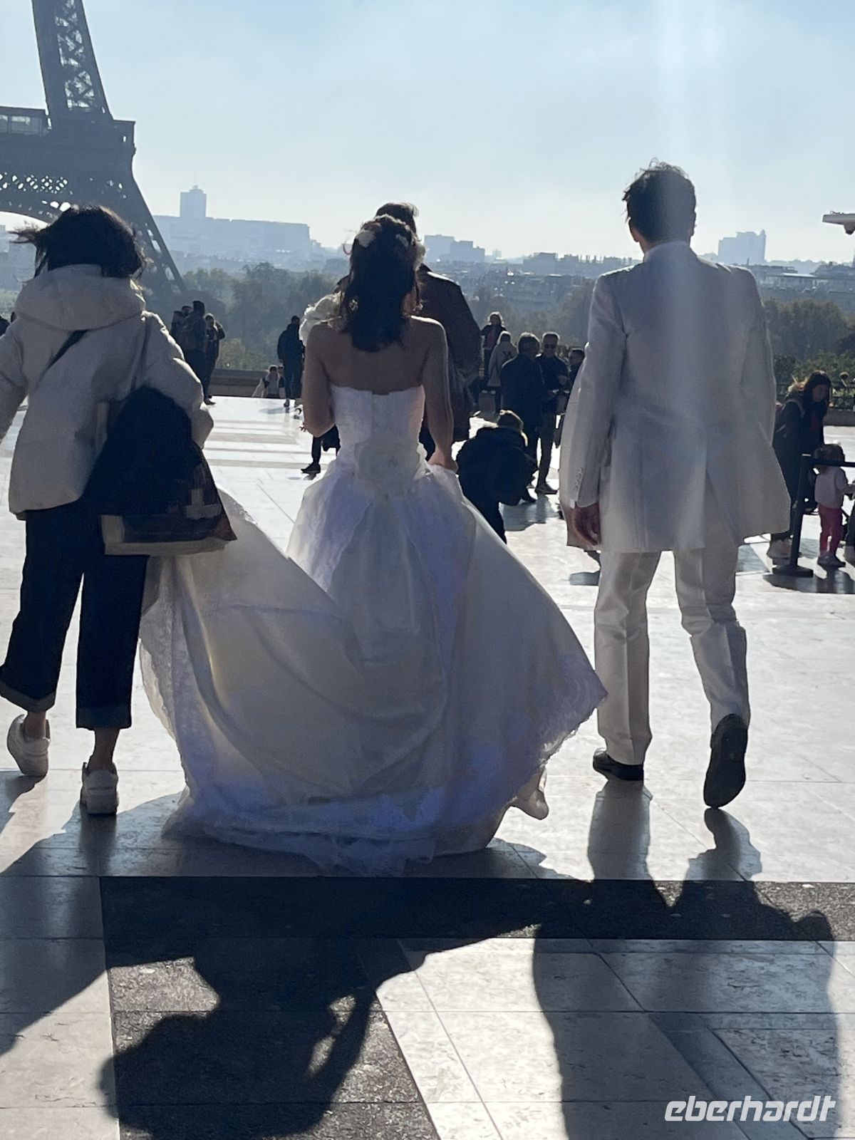 Eiffelturm - Brautpaar