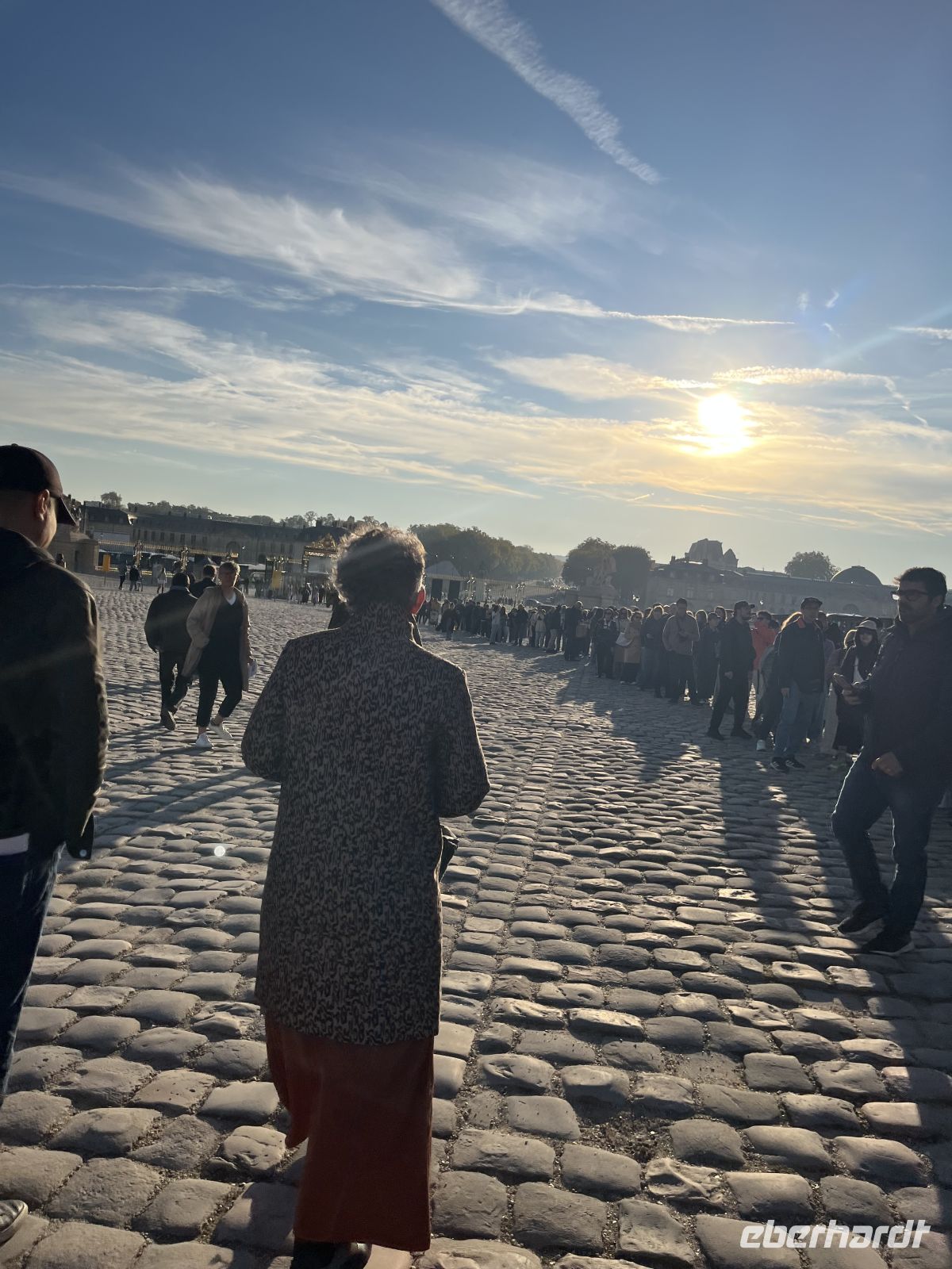 Versailles- die 9:30 Warteschlange