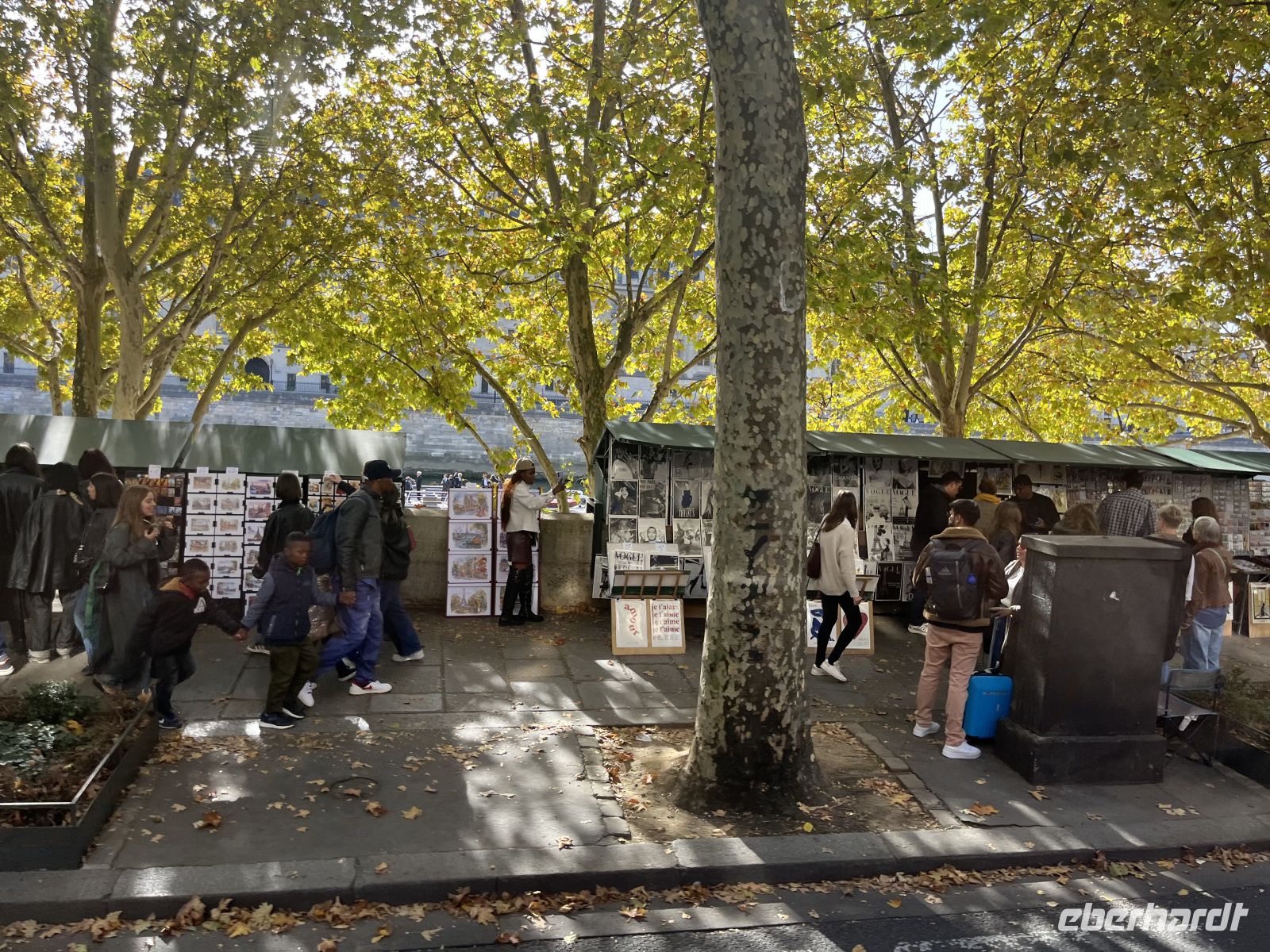 längste Buchladen  der Seine entlang