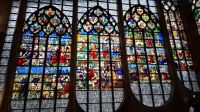 Fenster der Jeanne d´Arc Kirche in Rouen