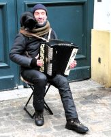ein bisschen Musik zur Unterhaltung am Montmartre