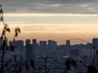 Blick von Sacre-Coeur in Richtung Süden von Paris