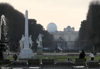 Blick zum Planetarium von Paris