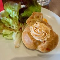 Choux au saumon fumé