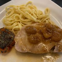 Rôti de porc aux mirabelles