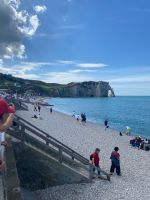 Strand aus Feuersteinen