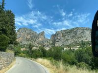 Ankunft in Moustiers-Sainte-Marie