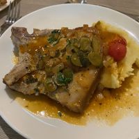 Côte de porc charcutière