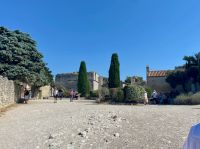 am Cha^teau des Baux-de-Provence