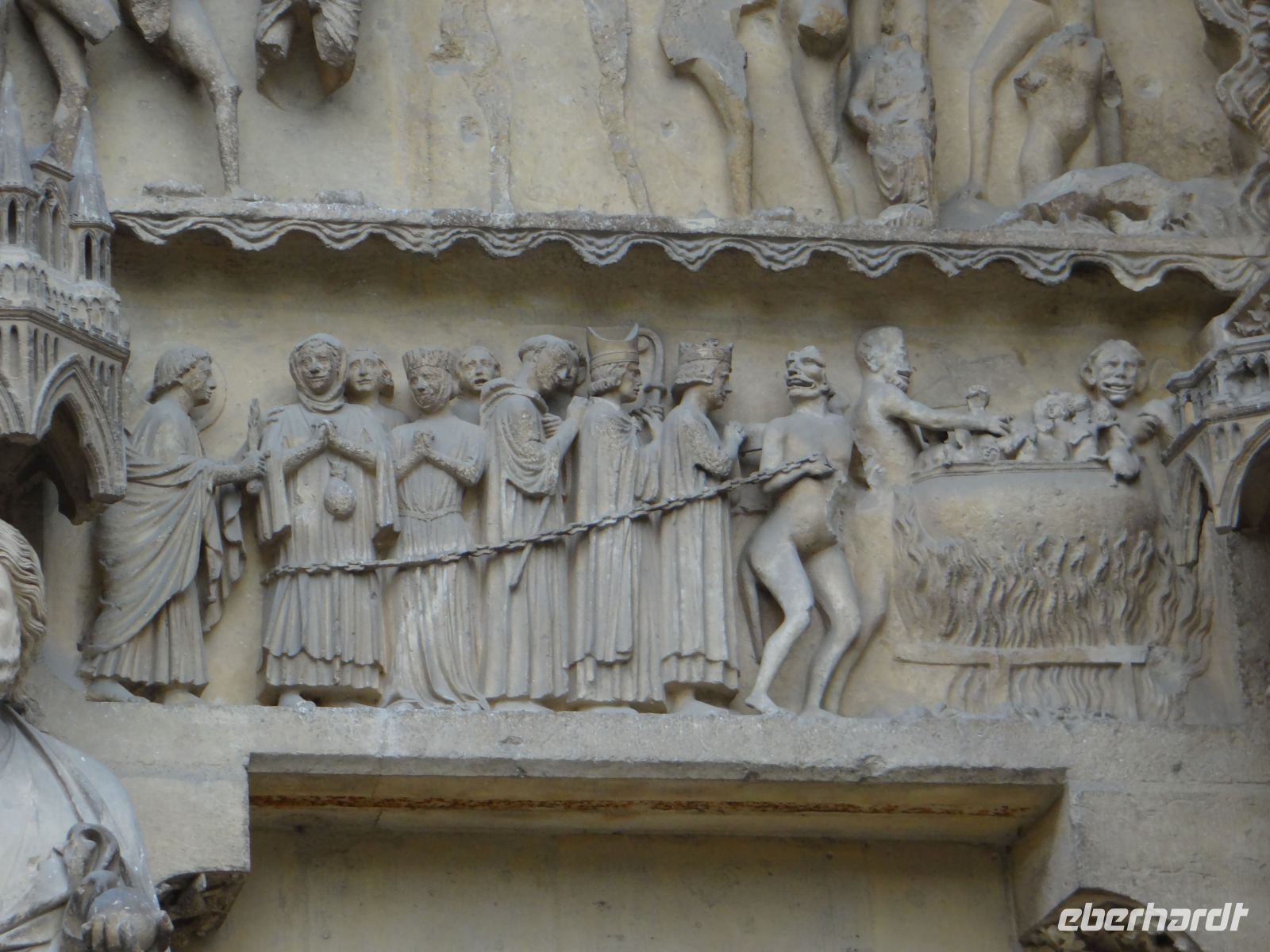 Reims, die Kathedrale Nôtre-Dame, der Nordeingang mit dem Jüngsten Gericht &ndash; &copy;  (Eberhardt TRAVEL)