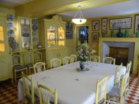 Giverny, im Esszimmer traf sich die zehnköpfige Familie täglich.  &ndash; &copy; Vivian Kreft (Eberhardt TRAVEL)
