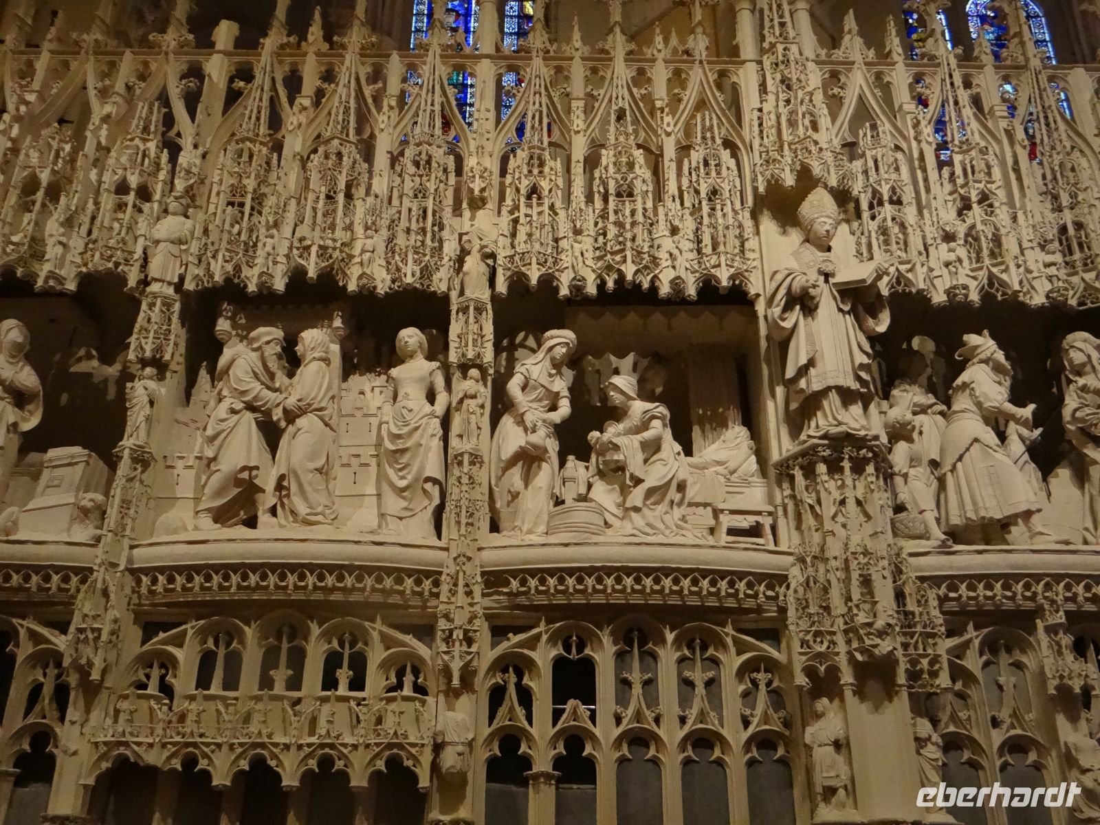 Chartres, Nôtre Dame, die monumentale Chorschranke aus Stein mit über 200 Figuren &ndash; &copy;  (Eberhardt TRAVEL)