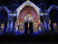 Chartres, Nôtre Dame, Illumination &ndash; &copy; Vivian Kreft (Eberhardt TRAVEL)