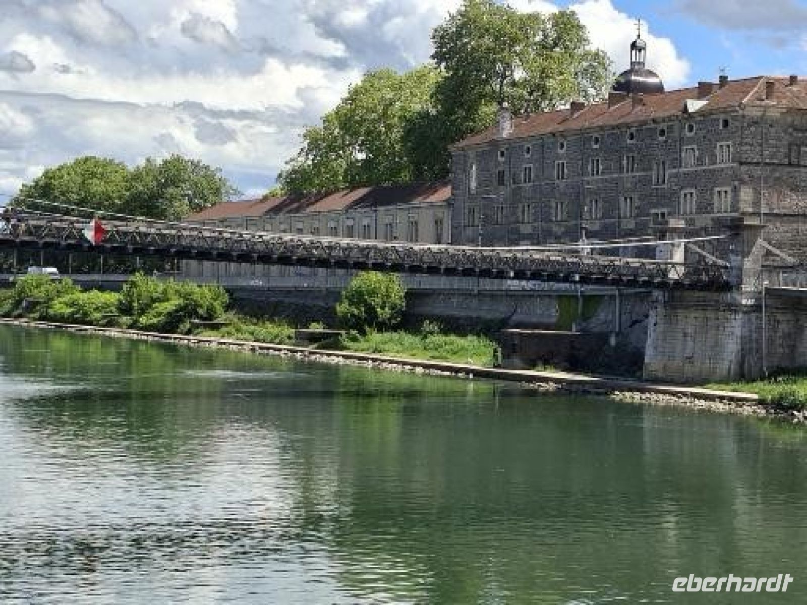 Tain-l´Hermitage Fußgängerbrücke von 1889 über die Rhone &ndash; &copy;  (Eberhardt TRAVEL)