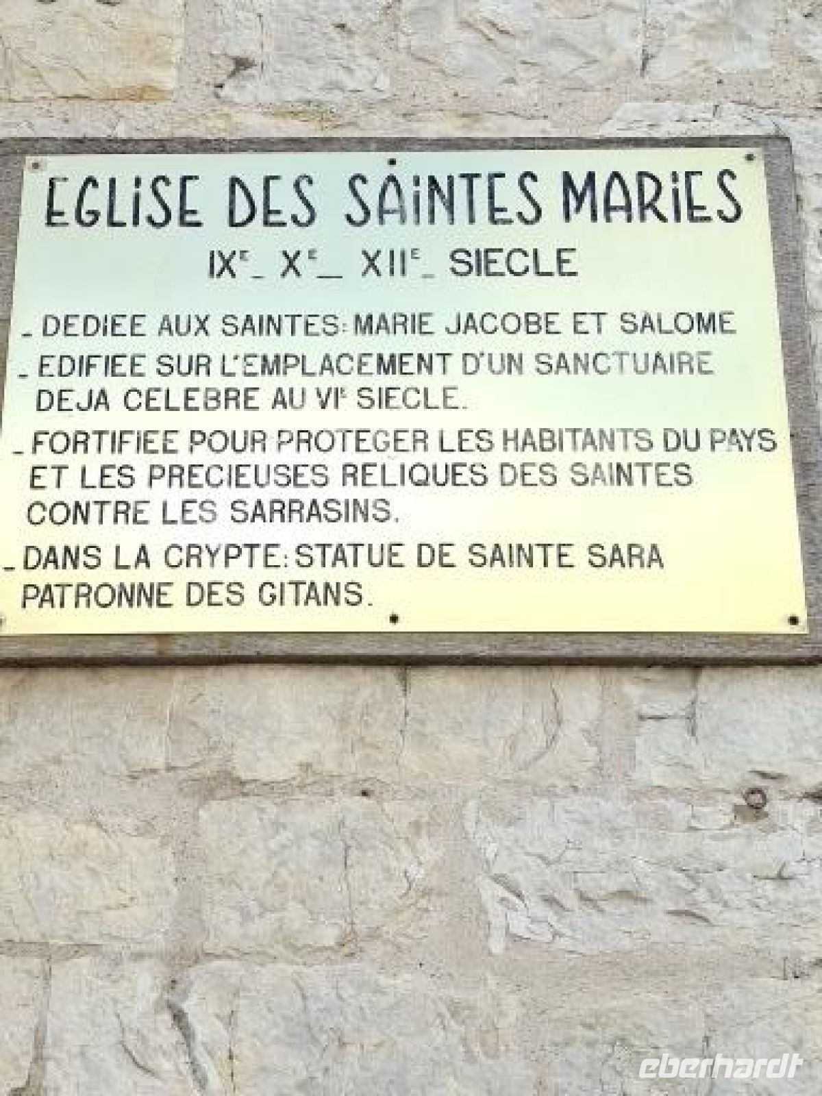 Notre Dames de la Mer ist die Pfarrkirche von Saintes-Maries-de-la -Mer &ndash; &copy;  (Eberhardt TRAVEL)