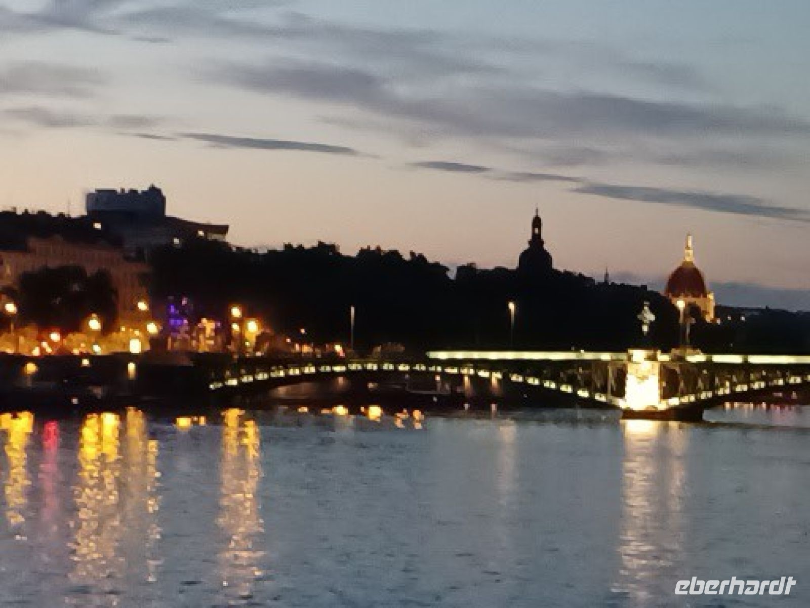 Abenddämmerung in Lyon &ndash; &copy;  (Eberhardt TRAVEL)