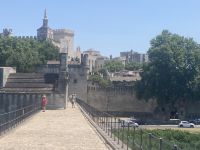 Rundreise Provence - Blick von der Brücke St. Benezet auf das mittelalterliche Avignon &ndash; &copy; Ekkehard Villing (Eberhardt TRAVEL)