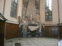 Das Grab von Moritz von Sachsen in der Thomaskirche