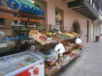 Auslagen am Lebensmittelgeschäft