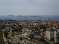 Tag Blick auf Marseille