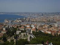 Tag Marseille Blick von Notre Dame de la Garde