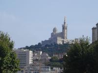 Tag Marseille Blick zu Notre Dame de la Garde