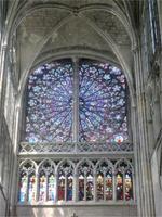 St. Gatien. Nordrose (in Renovierung)