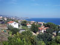 Blick auf die Blumen-Reviera