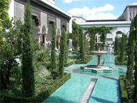 Moschee. Paradiesgarten