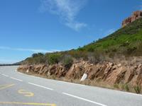 auf der Küstenstraße durch das Massif d'Esterel