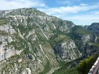 auf der Panoramafahrt durch den Grand Canyon du Verdon