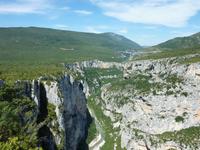 auf der Panoramafahrt durch den Grand Canyon du Verdon