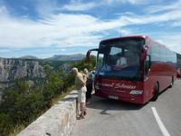 auf der Panoramafahrt durch den Grand Canyon du Verdon
