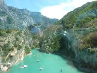 auf der Panoramafahrt durch den Grand Canyon du Verdon