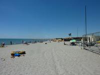 der Strand von Saintes-Maries-de-la-Mer