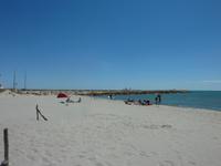 der Strand von Saintes-Maries-de-la-Mer