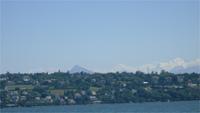 Mt.Blanc in Sicht auf Genfersee