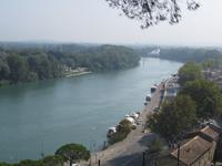 Die Rhône bei Avignon