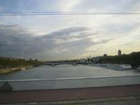 Blick auf die Rhone in Lyon