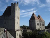 Carcassonne Blick auf Porte Narbonnaise